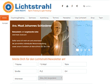 Tablet Screenshot of lichtstrahl.org